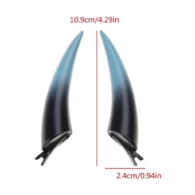 Devil Horn Hairpin Party Cosplays Costume Hair Clip Halloweens Hair Accessories