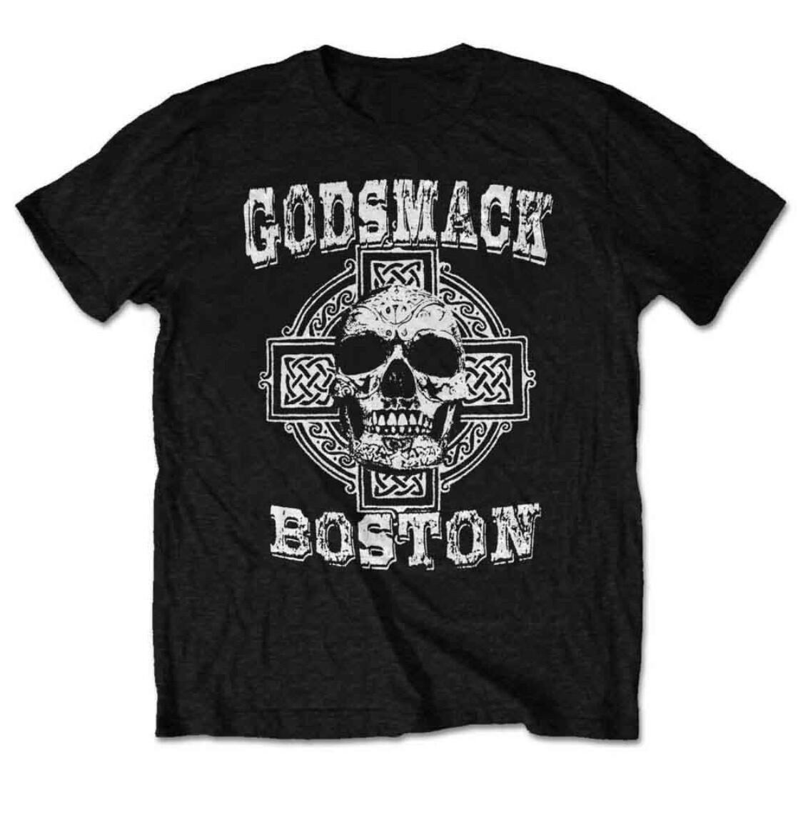 GODSMACK T-shirt BOSTON SKULL L