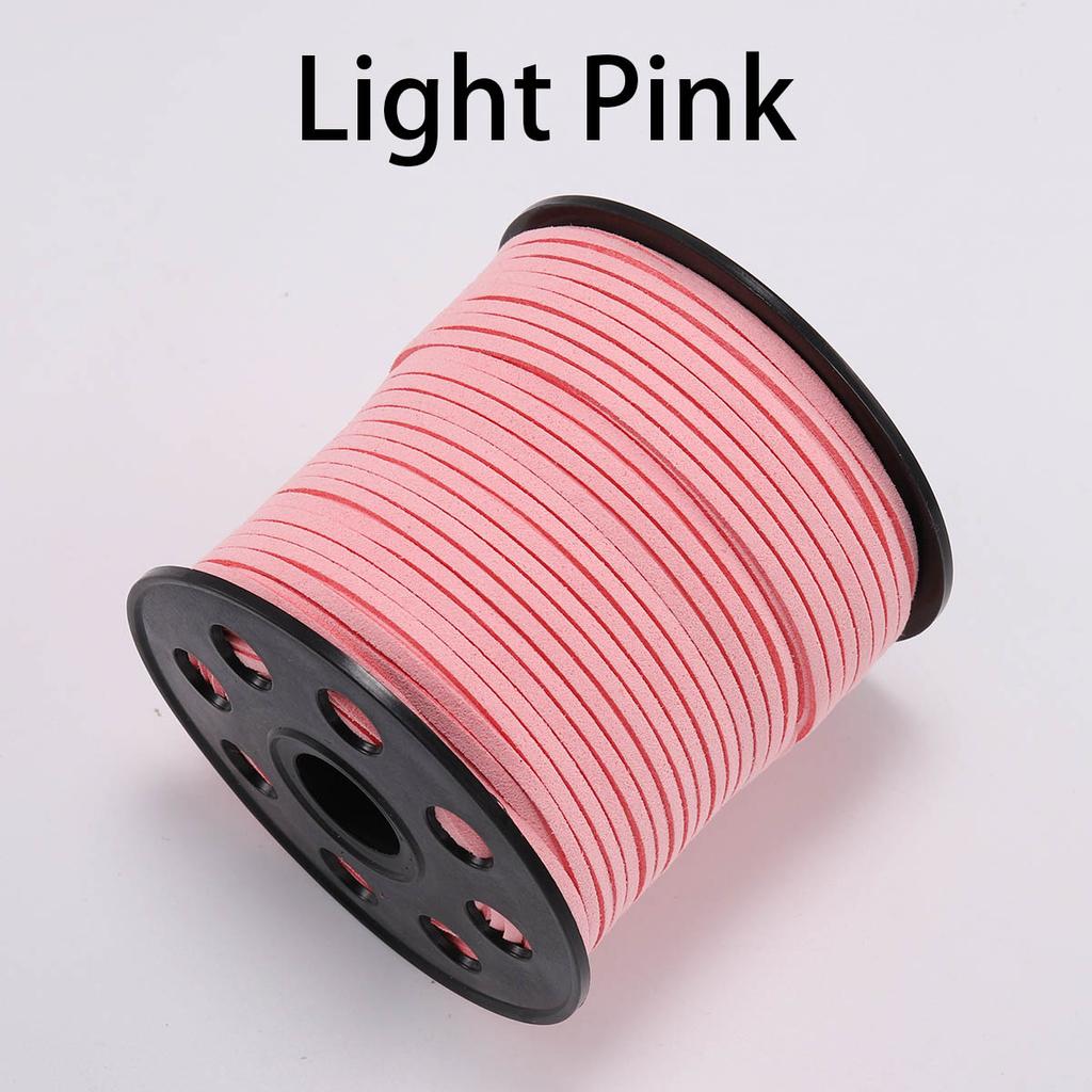 5/10/20m 2.5*1.2mm 1Rope Flat Faux Suede Braided Cord Velvet Leather Handmade String For DIY Jewelry Making Needlework Supplies