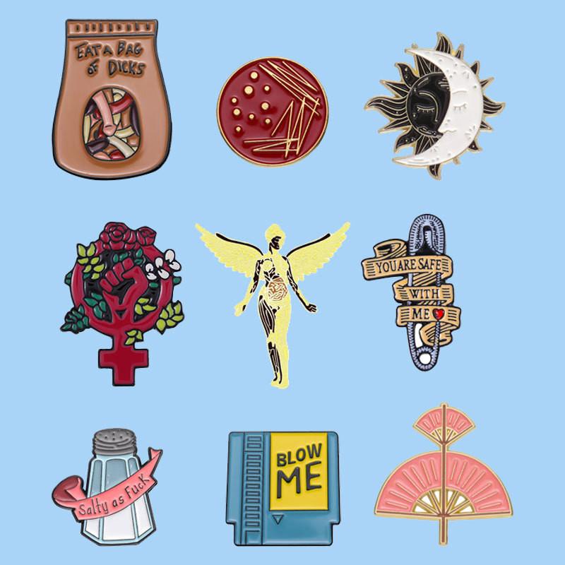 Character Fun Animated Brooch Collection In Highquality Alloy For Stylish Art Wearable