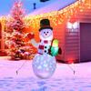 Blow Up Indoor Outdoor Inflatable Snowman Lighting Doll Christmas Decoration Balloon Toy