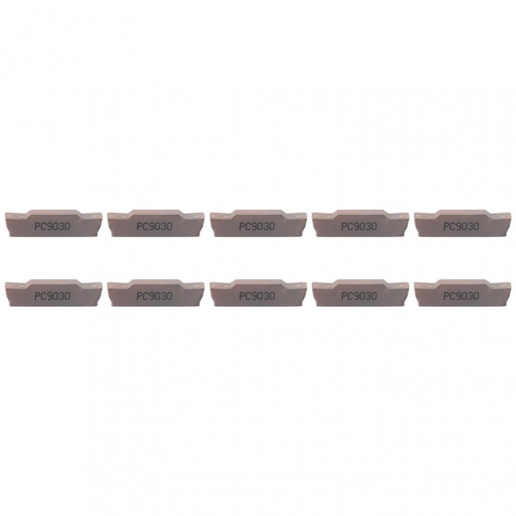 Lot 10 Inserts Carbure MGMN300-M PC9030 3 Mm – Lames Rainurage & Tronçonnage MGEHR/MGIVR