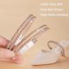 New Women Shoeslaces for High Heels Shoes Decorations Buckle Lazy Shoelaces Elastic Band Anti Falling Heel Non-Slip Belt Strap