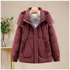 Short Cotton Jacket for Women New Cotton Jacket for Women Versatile Loose Slimming Winter Thickened Bread Jacket for Women