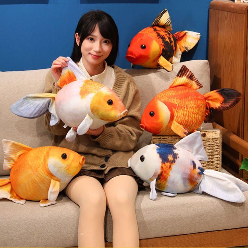 Cartoon Cartoon Fisch Stoffpuppe Umarmungskissen Fisch Anime Kissen Puppen Spielzeug für kleine Kinder