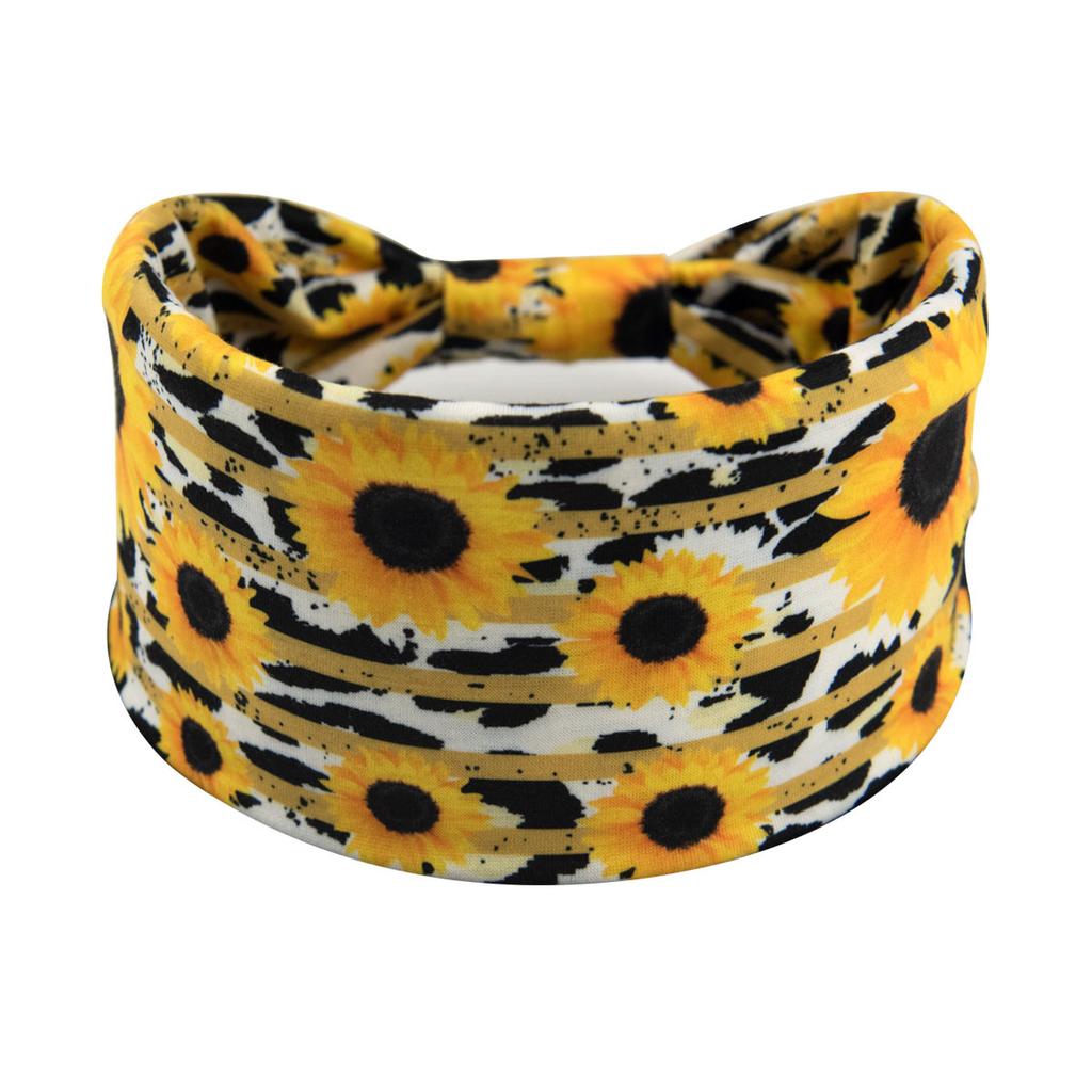 Bohemian Cashew Yoga Übung Stirnband Anti Schweiß und Feuchtigkeit Absorbieren Elastische Baumwolle Stirnband Knoten Stirnband