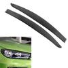 Authentic Car Carbon Fiber Headlights Eyebrows Eyelids Cover Stickers Eyelash Head Light Lamp Stickers For Scirocco 2009-2016