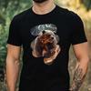 T-Shirt Herren Blitzbär Motiv Baumwolle Größe XS bis 5XL