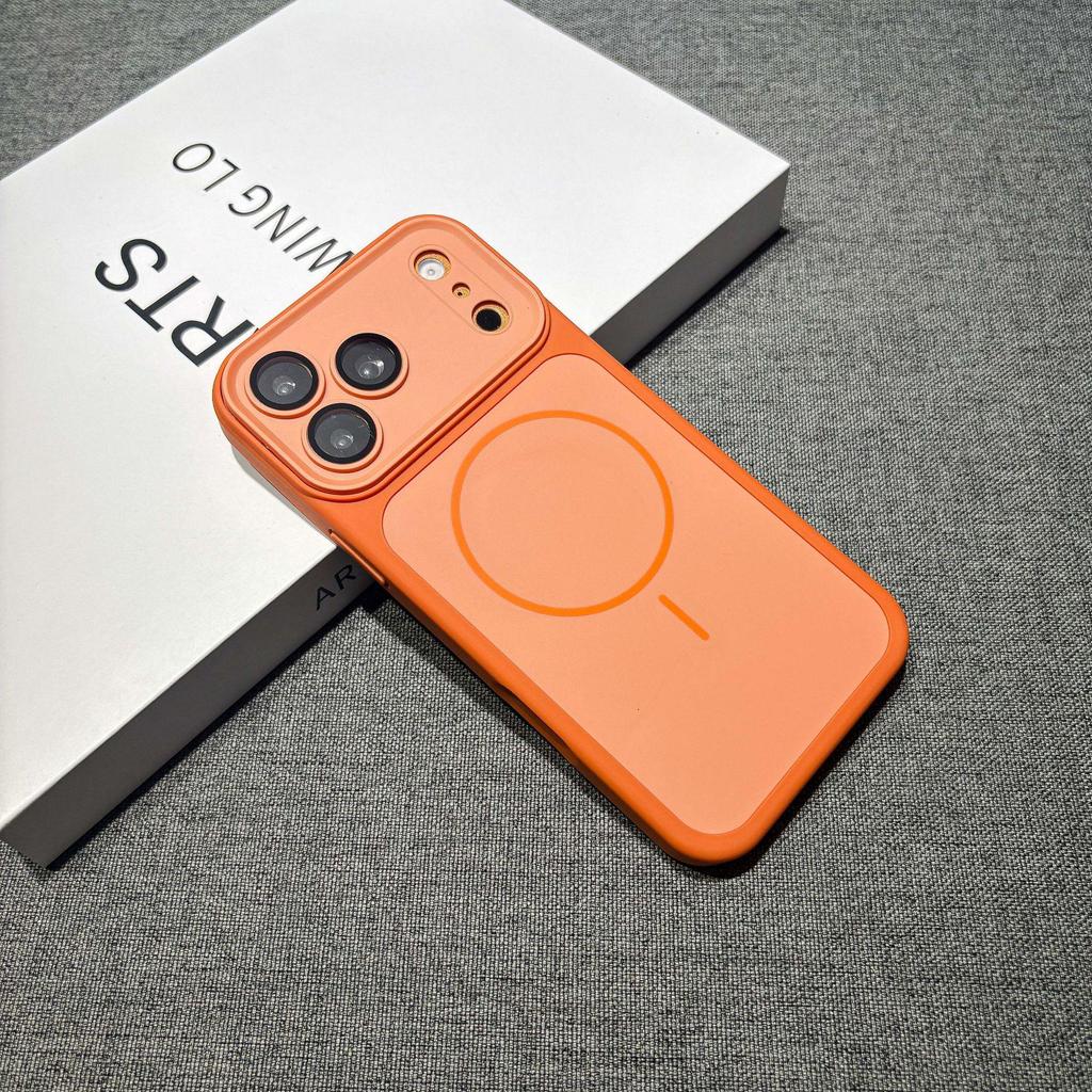 Kompatibel mit Apple 17 Pro/iPhone 16 Pro Max, Magnetische Vollabdeckungs-Silikonhülle für iPhone 15/14 - Weiches Schutzdesign