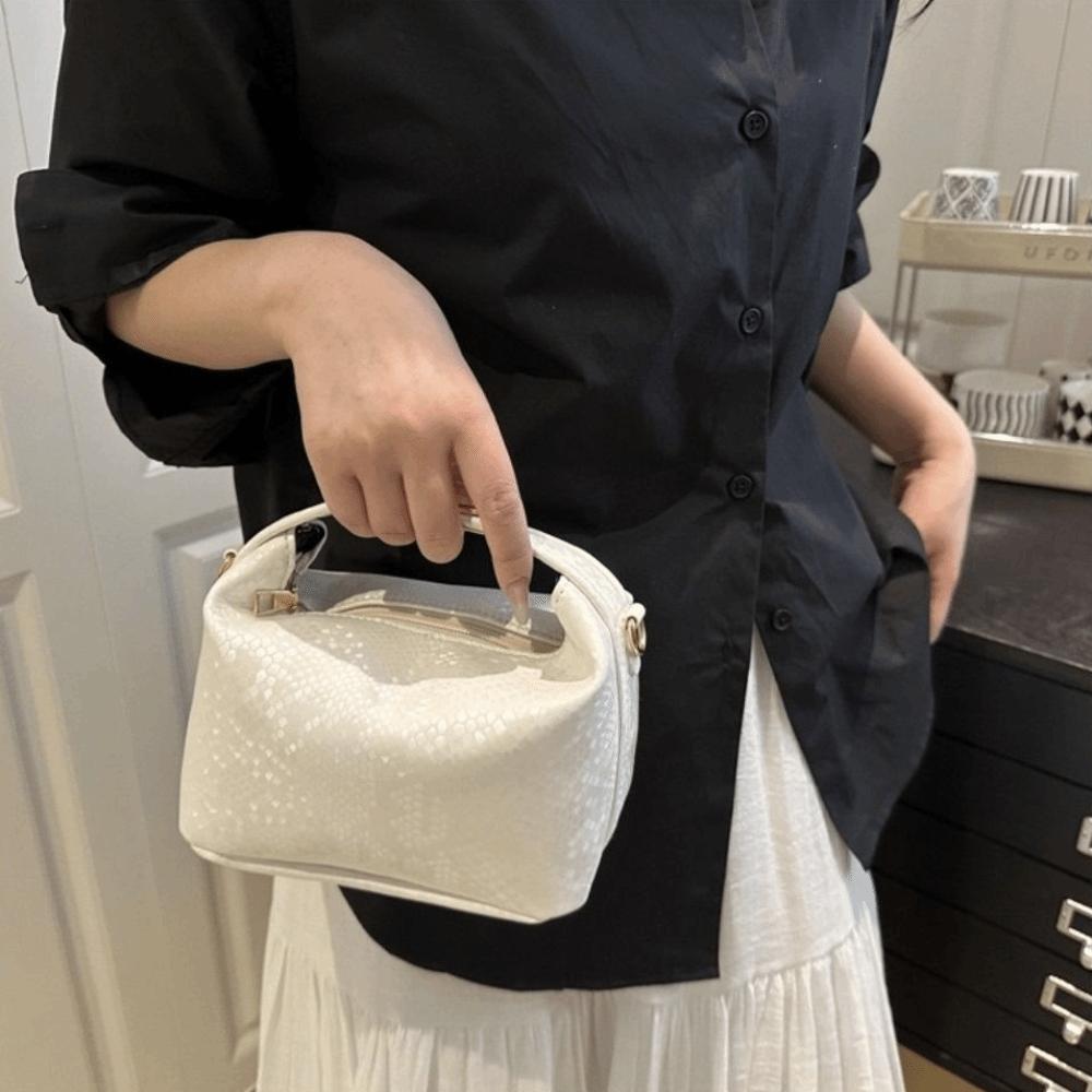 Pu Leather Woven Hobo Bag Small Shoulder Bag Fashion Clutch Bags  Handbags