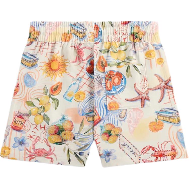 Kith Thompson Camp Picnic Thompson Camping Print Fashion All Over Print Simple Shorts Kids shorts KHK060429-104