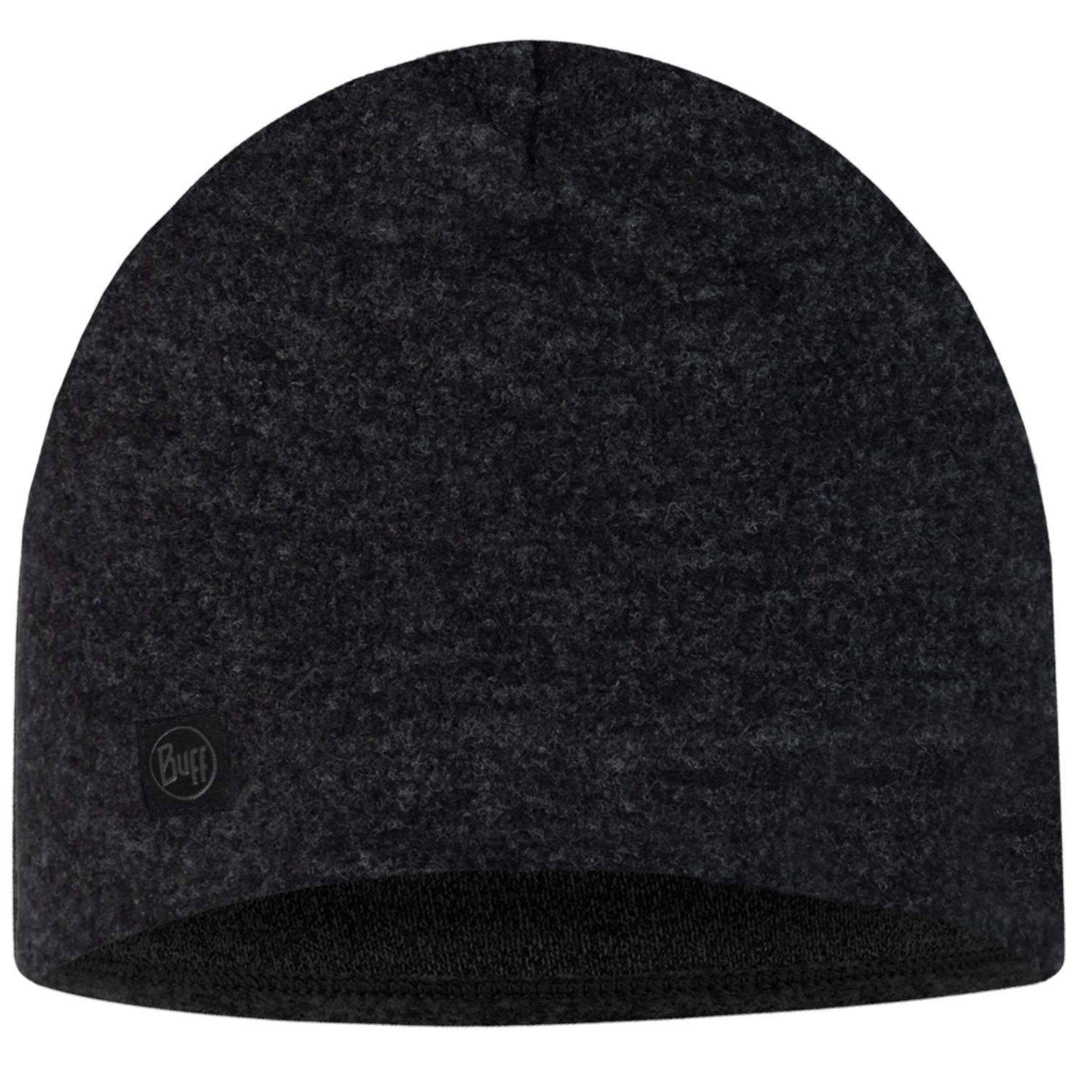 BUFF Merino Fleece Mütze Beanie, Unisex schwarze Mütze One size schwarz
