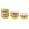 500PCS Aluminum Foil Paper Cake Cup Cupcake Liners Muffin Cases Kitchen Baking Tools