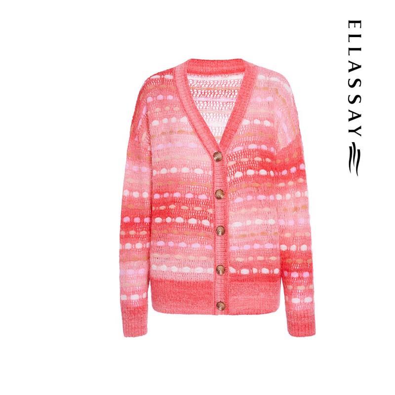 ELLASSAY Women's Versatile Mohair Knit Sweater