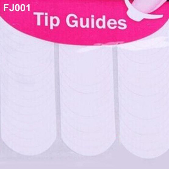 

48 шт./лист DIY 18 стилей французский маникюр ногтей советы лента наклейка руководство трафарет one size