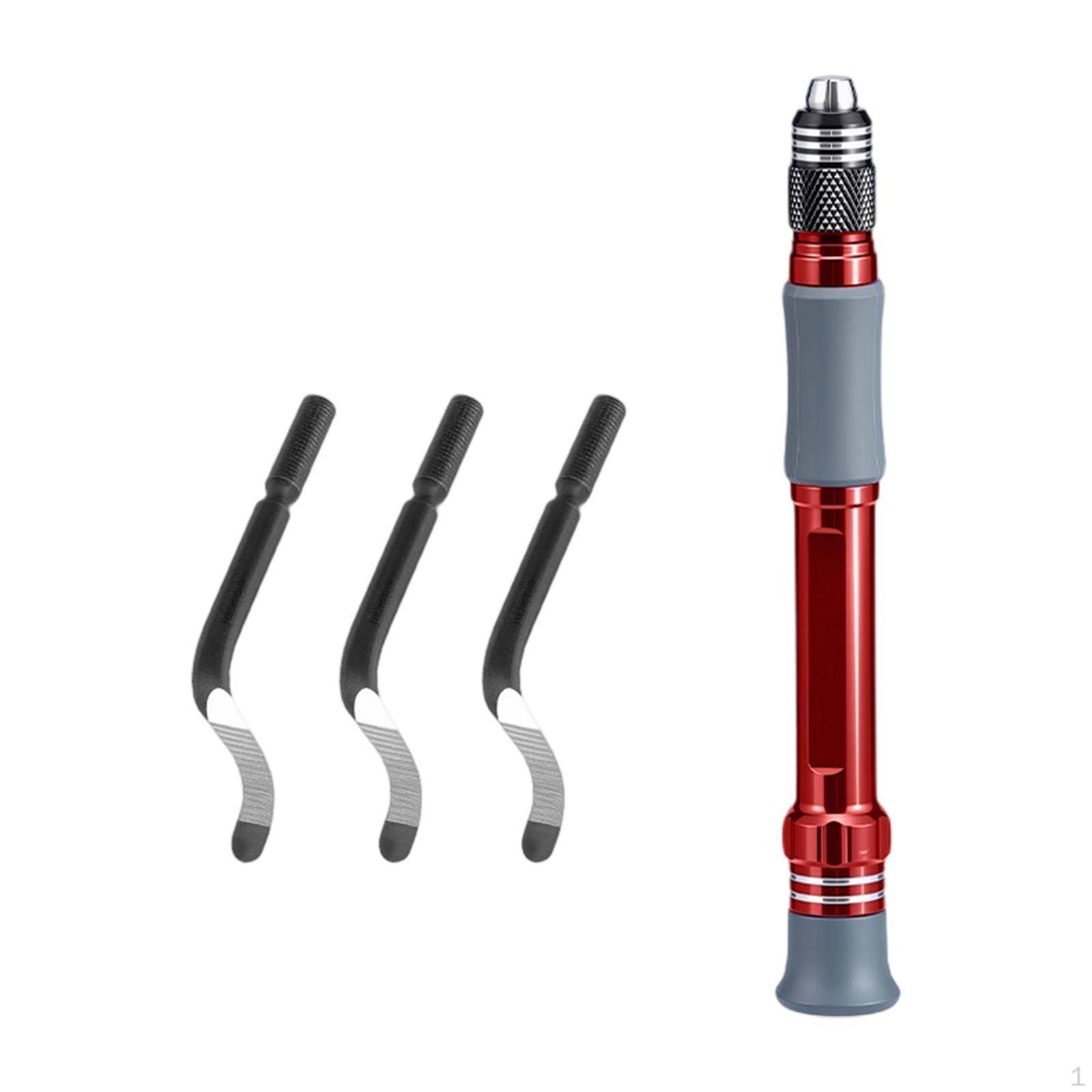 

Deburring Tool Set Versatile Replaceable Blade for Copper Plumbing PVC Tube red красный
