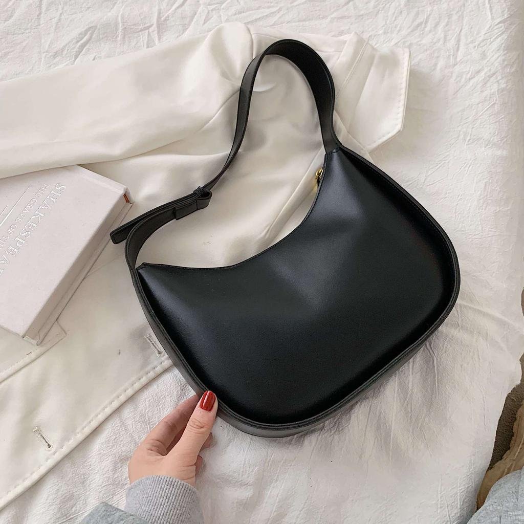 Retro saddle bag women's 2024 new trendy fashion Korean version armpit bag niche versatile ins messenger bag