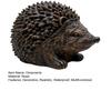Resin Animal Storage Figurine Hedgehog Statue Ornament, Waterproof Box for Holiday Gift Gardeners Garden, Realistic Indoor Outdoor Landscape