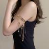 Fashion Arm Chain Exquisite Upper Arm Cuff Jewelry Accessories Fringe Open Bangles  Goth Girl
