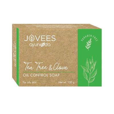 Mýdlo s Tea Tree a hřebíčkovým olejem: pro mastnou pleť (100 g), Kontrolní mýdlo Tea Tree & Clove Oil,