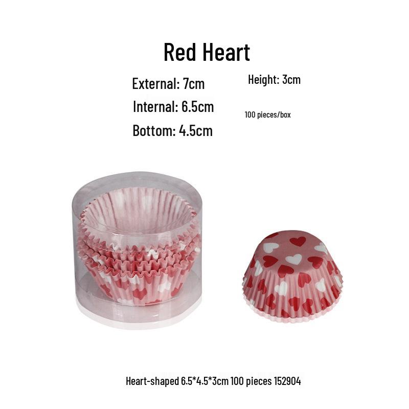 Heat-Resistant Crimped Cupcake Liners for Baking