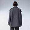 JNBY Women's Winter Loose Lapel Wool H-shaped Coat