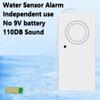 Security Alarm System Water Leak Sensor Independent Sound Alarm 9V Water Leakage Alarm  Kitchens