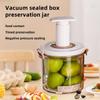 Vakuově uzavíratelná nádoba na uchovávání potravin - Plastová, potravinářská, pro skladování v kuchyni a lednici, proti oxidaci a s časovým uchováním