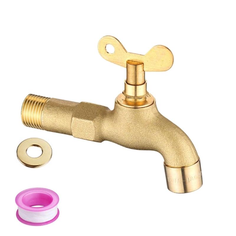 Heavy Gauges Lockable Ice Proof Water Spouts Outdoor Not -theft Sink Faucet for Residential Public Space Gardening