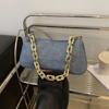 Stilvolle Kettenträger-Damen-Achseltasche Schicke Bunte Umhängetasche Für Sommer 2024