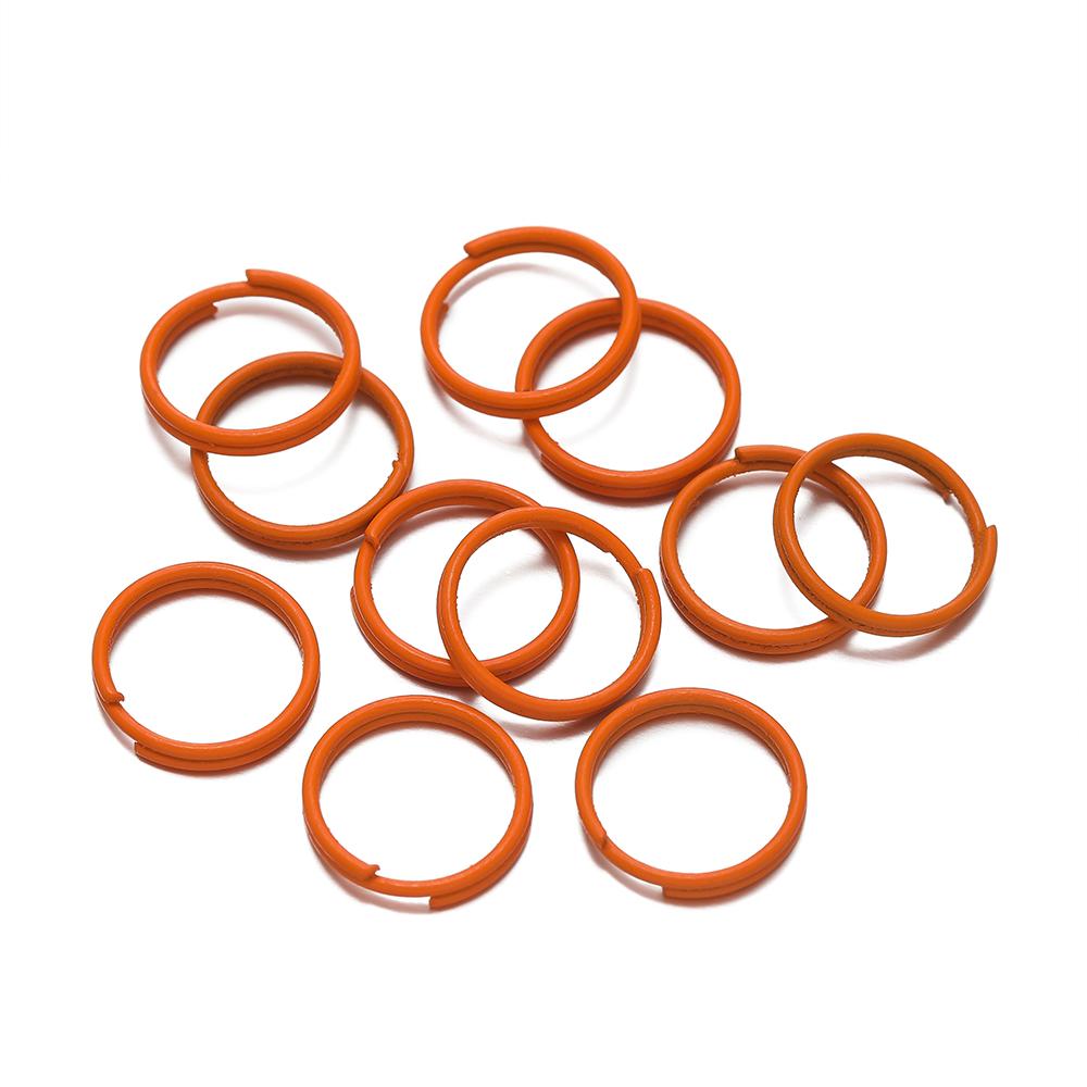 200pcs/lot 8mm 10mm Colorful Open Jump Rings Findings Double Circle Loop Jump Ring Connector For DIY Jewelry Making