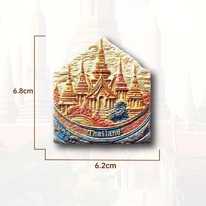 

Asia Thailand Bangkok Elephant 3D Resin Fridge Magnets Decoration Articles Handicraft Magnetic Refrigerator Collection Gift