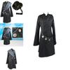 Chic New Black Butler Kuroshitsuji Undertaker Suit Outfit Cosplay Costume Unisex With Complete Accessories And Stylish Hat