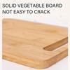 1PCS Kitchen Wood Chopping Boards for Meat Fruit and Vegetable Serving Board Double-sided Available Solid Wooden Cutting Board