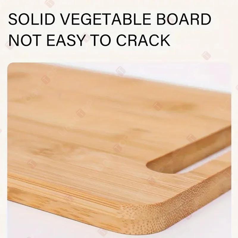 1PCS Kitchen Wood Chopping Boards for Meat Fruit and Vegetable Serving Board Double-sided Available Solid Wooden Cutting Board