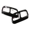NEW-For CLS W218 2012-2017 Stainless Steel Black Exhaust Pipe Tube Cover Stickers Car Accessories