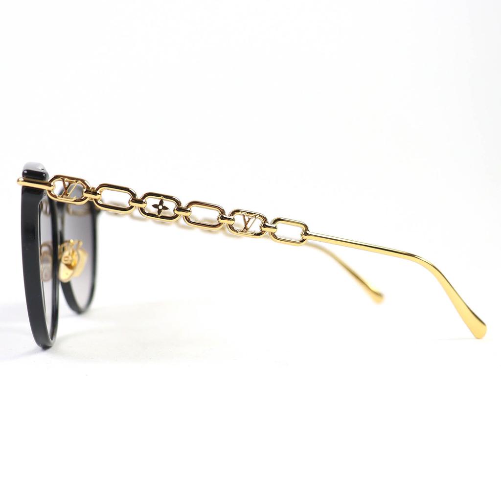 Vynikajúce slnečné okuliare LOUIS VUITTON Okuliare My LV Chain Two Mačacie oko Z2826U Použité