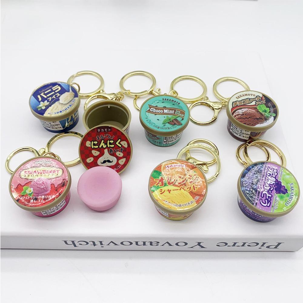 Creative Japanese Miniature Keychain Funny Decompression Vent Toy  Children Gift