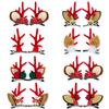 Christmas Hair Stylish Accessories With Cute Plush Antlers And Festive Decorations Women For
