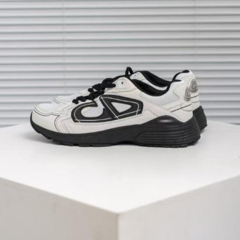 New versatile fashion casual men's and women's trend breathable sports shoes dad letter b30 heightening shoes