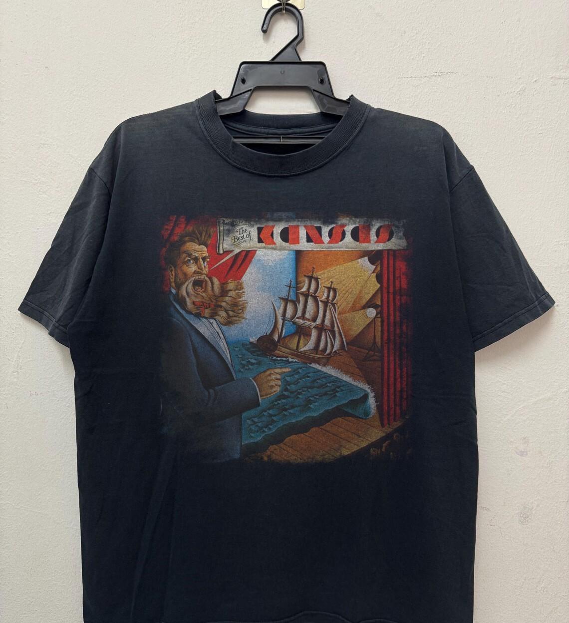 Kansas The Best Of Kansas Retro Unisex T-Shirt Size S-5XL XL