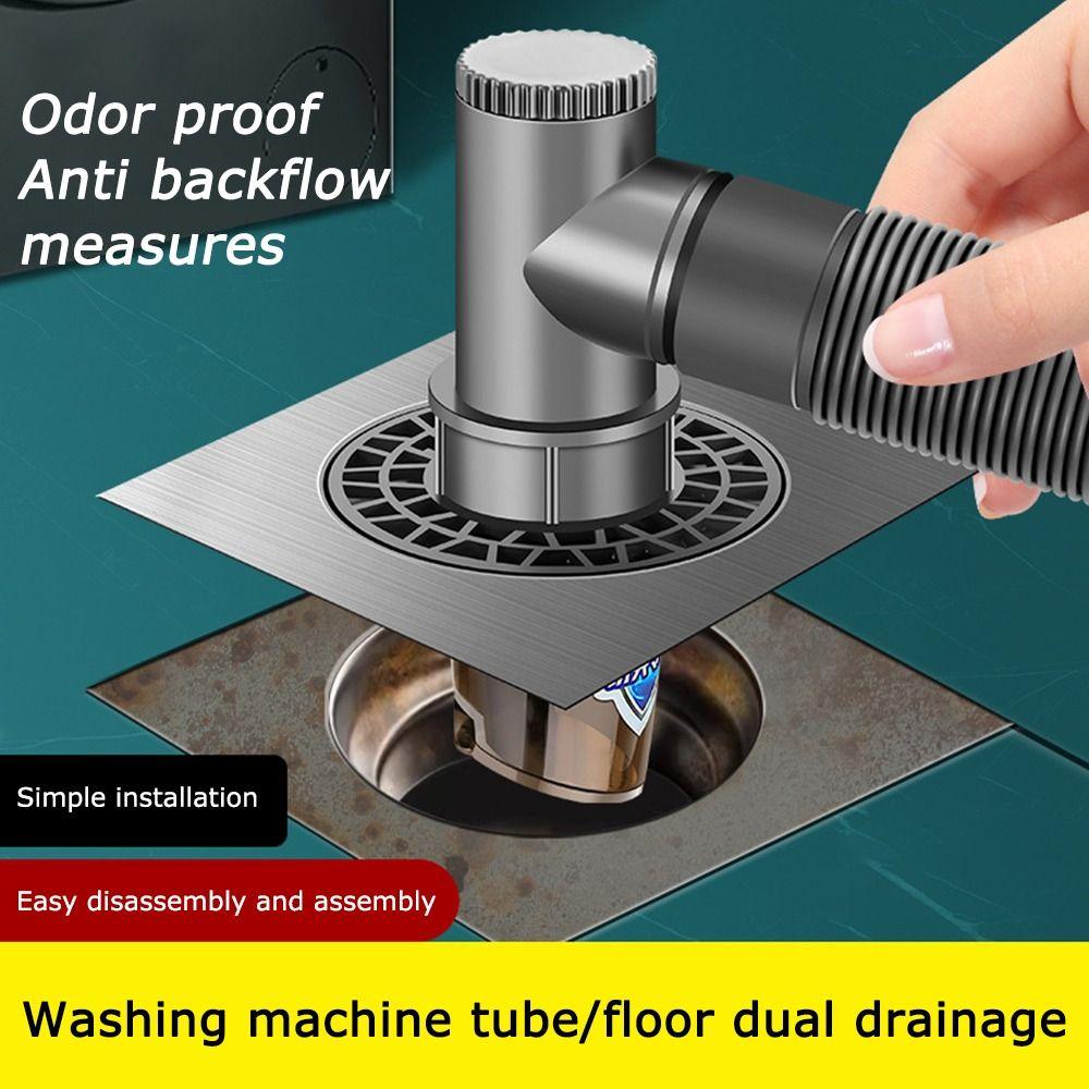 Anti-Overflow Pipe Connector Insect Prevention Multifunctional Tee Connector
