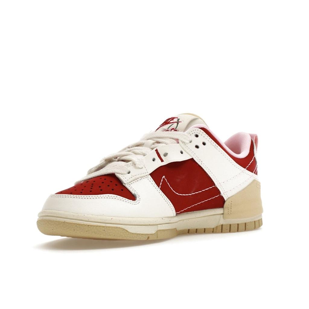 Nike Dunk Low Disrupt 2 Valentines Day Women Sneakers Red Team-Red Cashmere FD4617-667