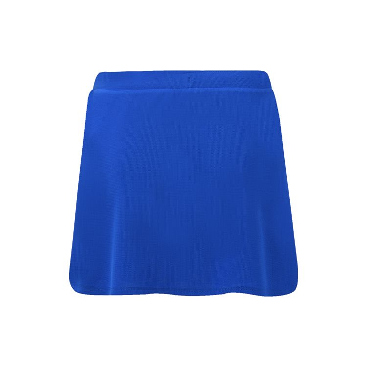 Li Ning Badminton Series Quick-Dry Breathable Training Sports Competition Short Sleeve T-Shirt Skirt Set Women Tops Crystal-Blue AATQ028-1