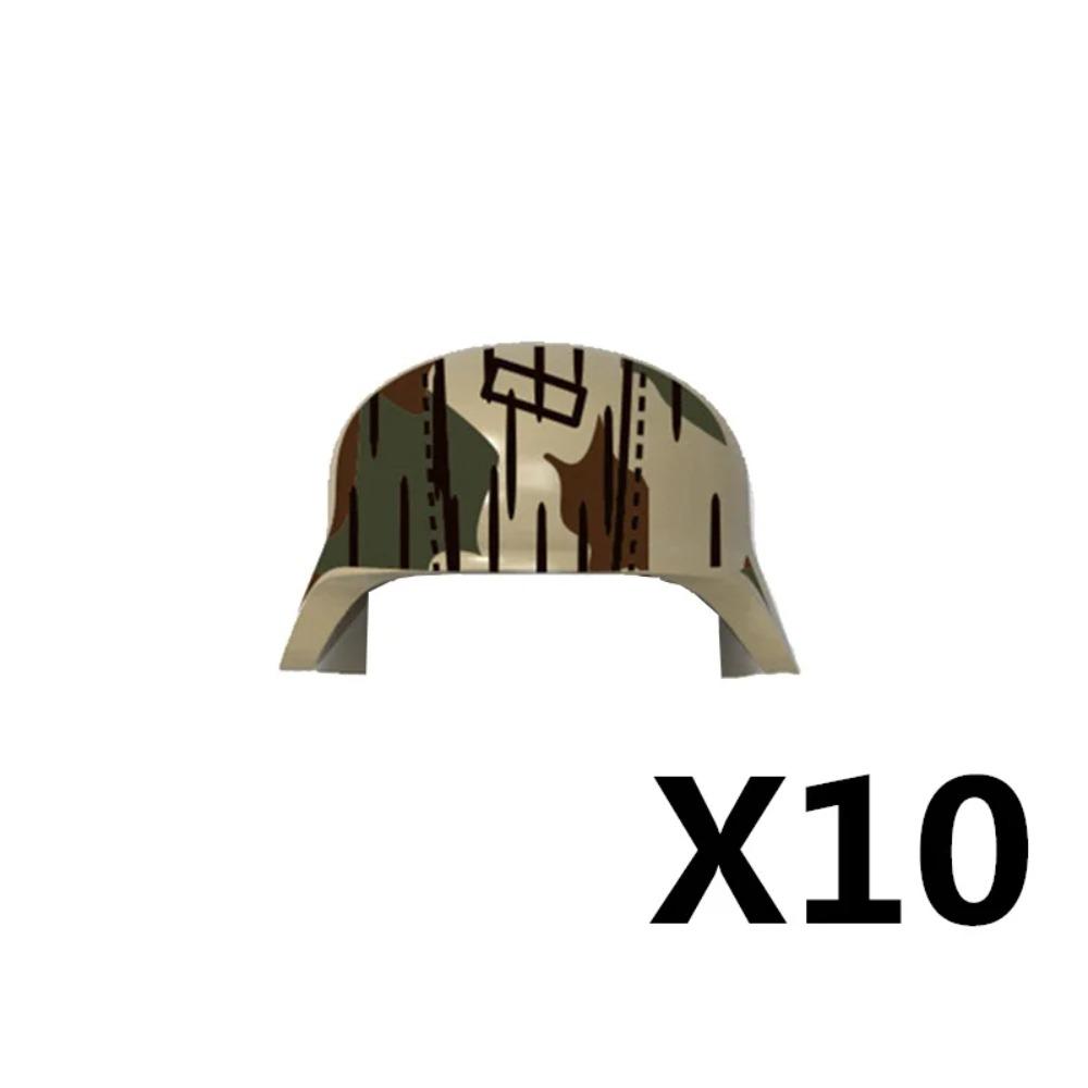 Military WWII MOC Hat Helmet Building Block German  US Soviet Soldier Figure Helmet M1 40 Beret  Accessories Brick Toy Gift K025