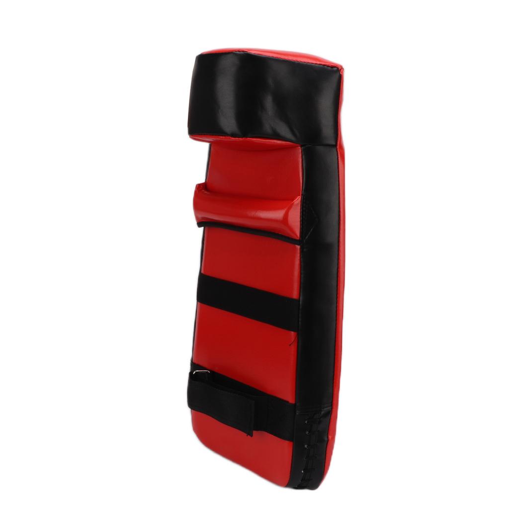 Boxing Kick Pad with Curved Punching Surface PU Leather Karate Kicking Shield Pad for Taekwondo
