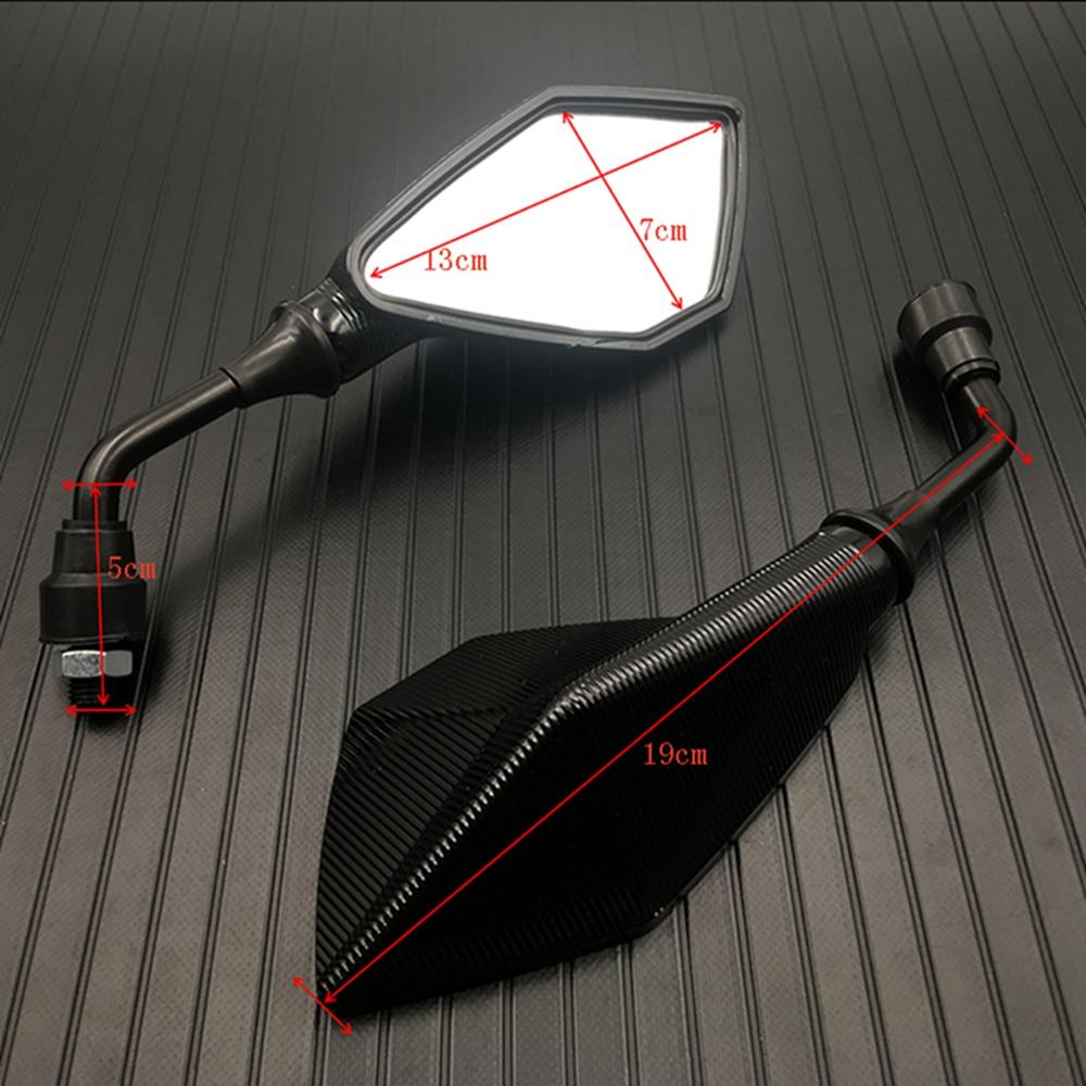 2ks/pár Motocykl zpětné zrcátko Skútr Motokros Zpětná zrcátka Elektrombilní zadní boční konvexní zrcátko