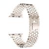 Fish Scale Stainless Steel Strap For Apple Watch Ultra 49mm 40mm 44mm 41 45mm Band For iWatch 9 8 7 5 4 SE 38 42mm Luxury Bracelet Band