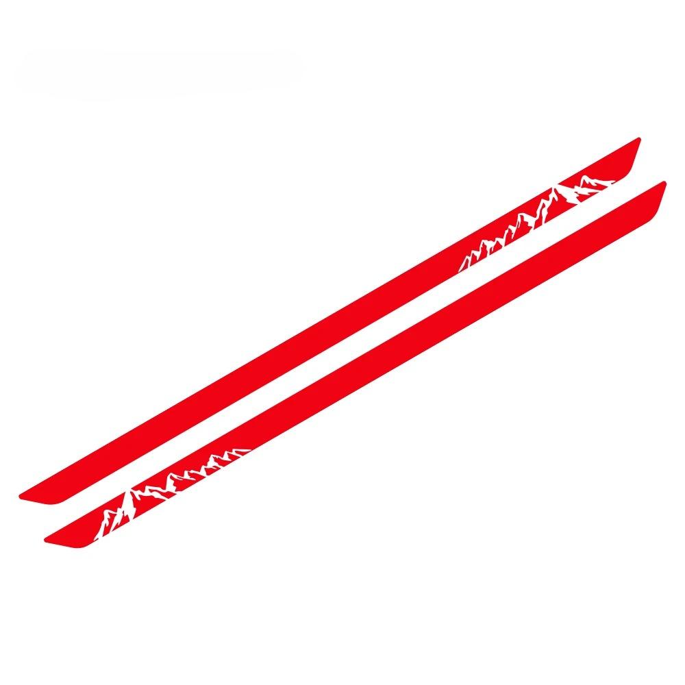 Car Side Stripe Stickers For Fiat Ducato L3 L4 (2006-On) Camper Motorhome Van Vinyl Mountain Tree Decoration Decals Accessories