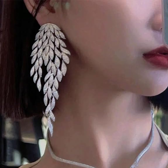 Orecchini Musicali In Argento Sterling Con Note E Spirale – Gocce Ipoallergeniche Per Amanti Della Musica (50x8mm)